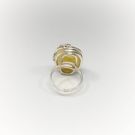 Butterscotch Amber Ring-Rocks and Gems Canada