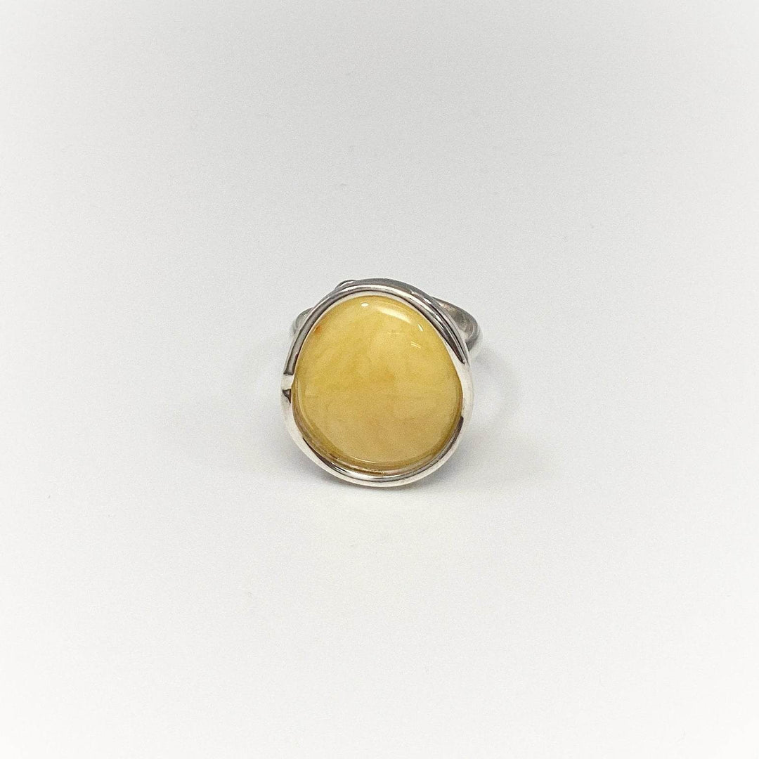 Butterscotch Amber Ring-Rocks and Gems Canada