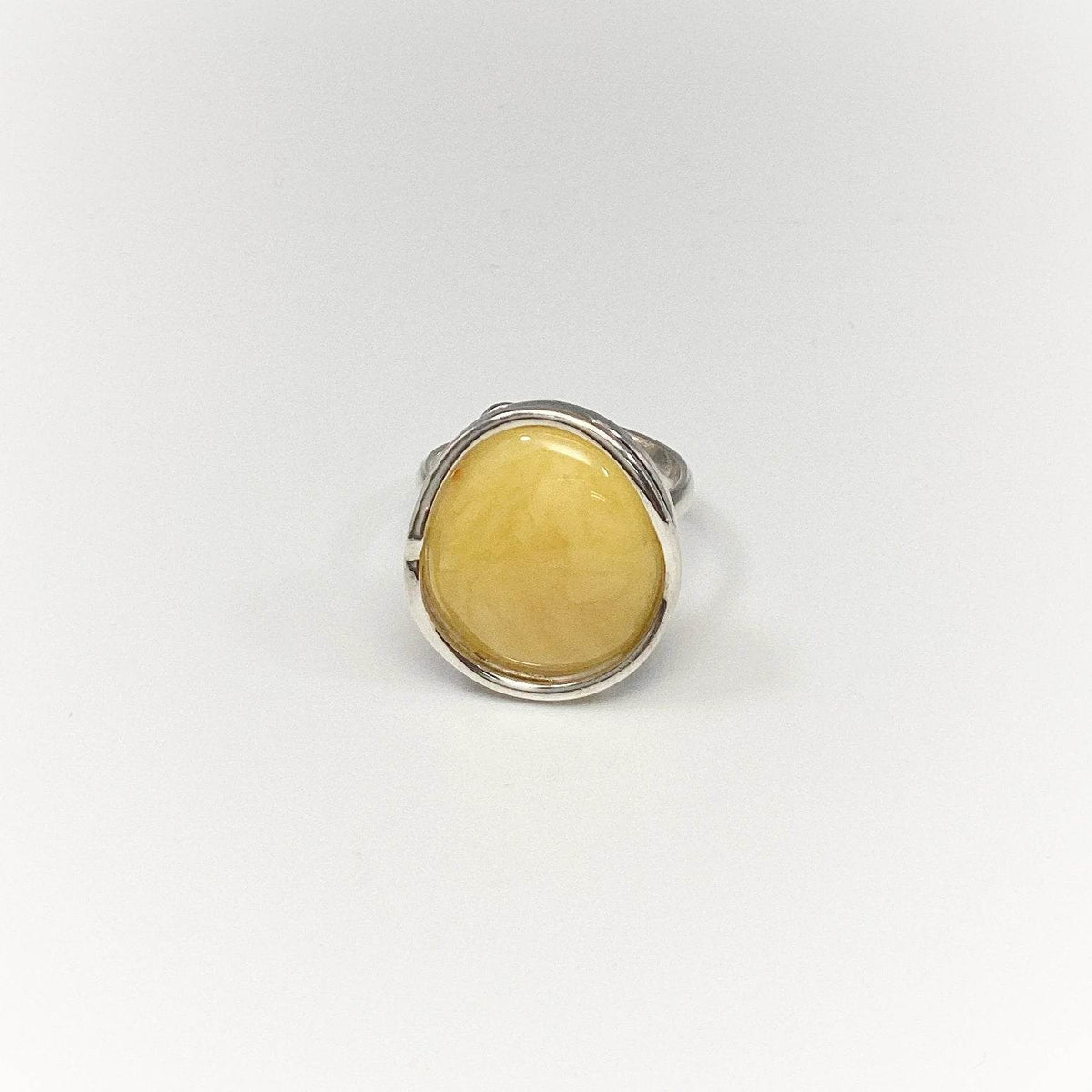 Butterscotch Amber Ring-Rocks and Gems Canada