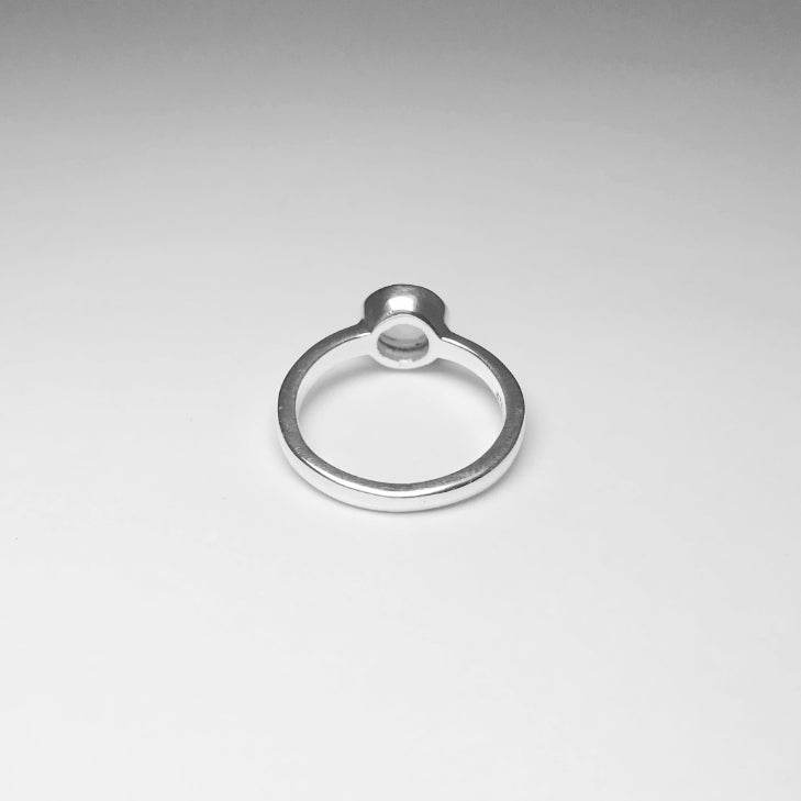 Cabochon Ethiopian Fire Opal Ring-Rocks and Gems Canada