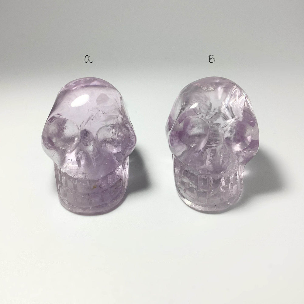 Carved Amethyst Crystal Skull-Rocks and Gems Canada