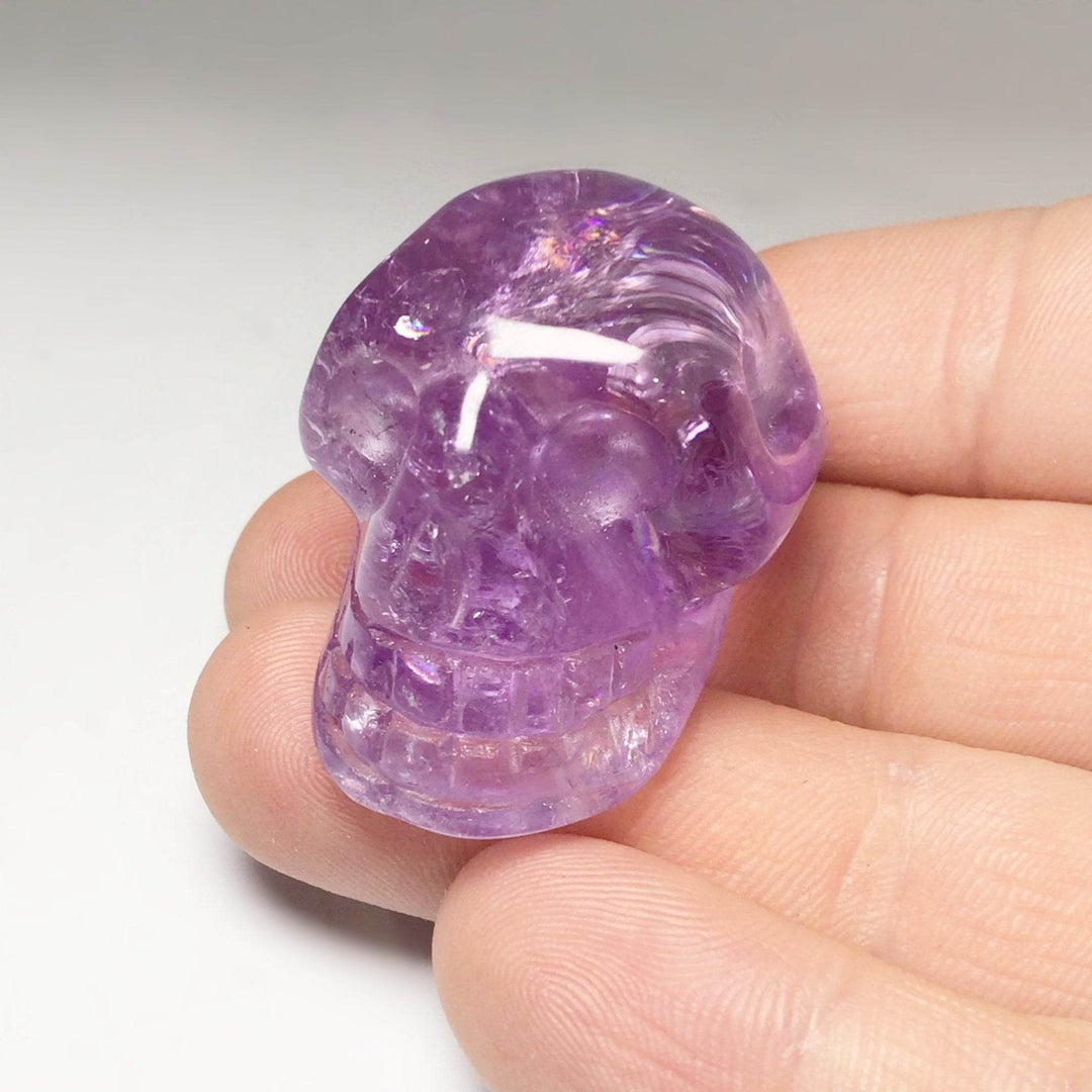 Carved Amethyst Crystal Skull-Rocks and Gems Canada