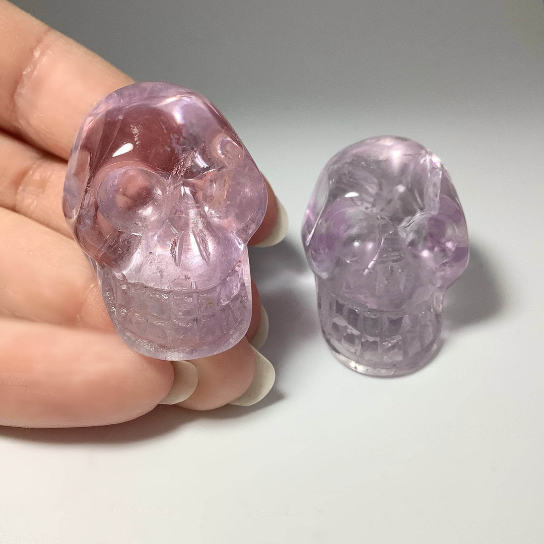 Carved Amethyst Crystal Skull-Rocks and Gems Canada