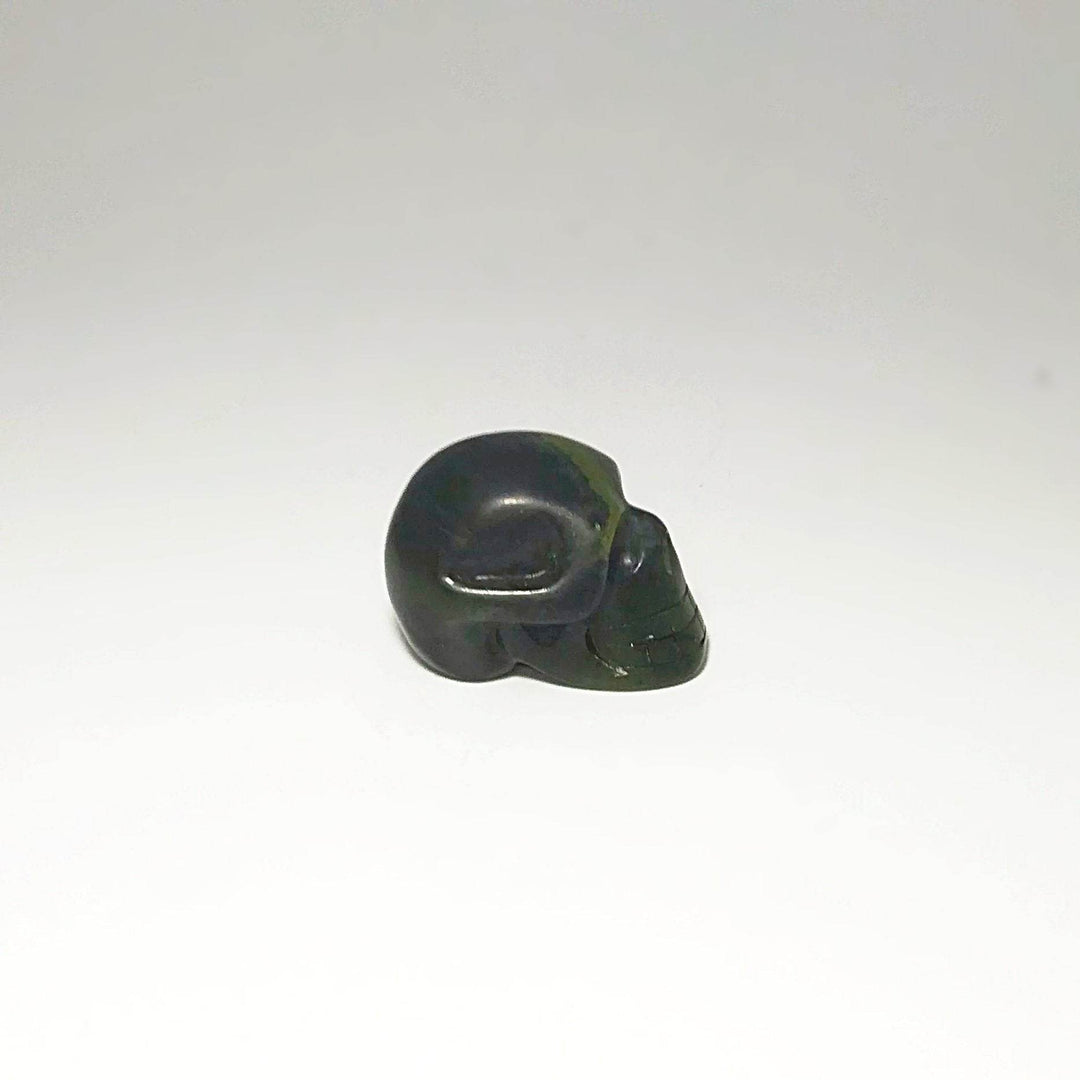 Carved Canadian Jade Skull-Rocks and Gems Canada