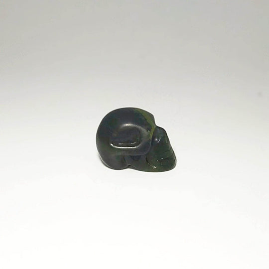 Carved Canadian Jade Skull-Rocks and Gems Canada