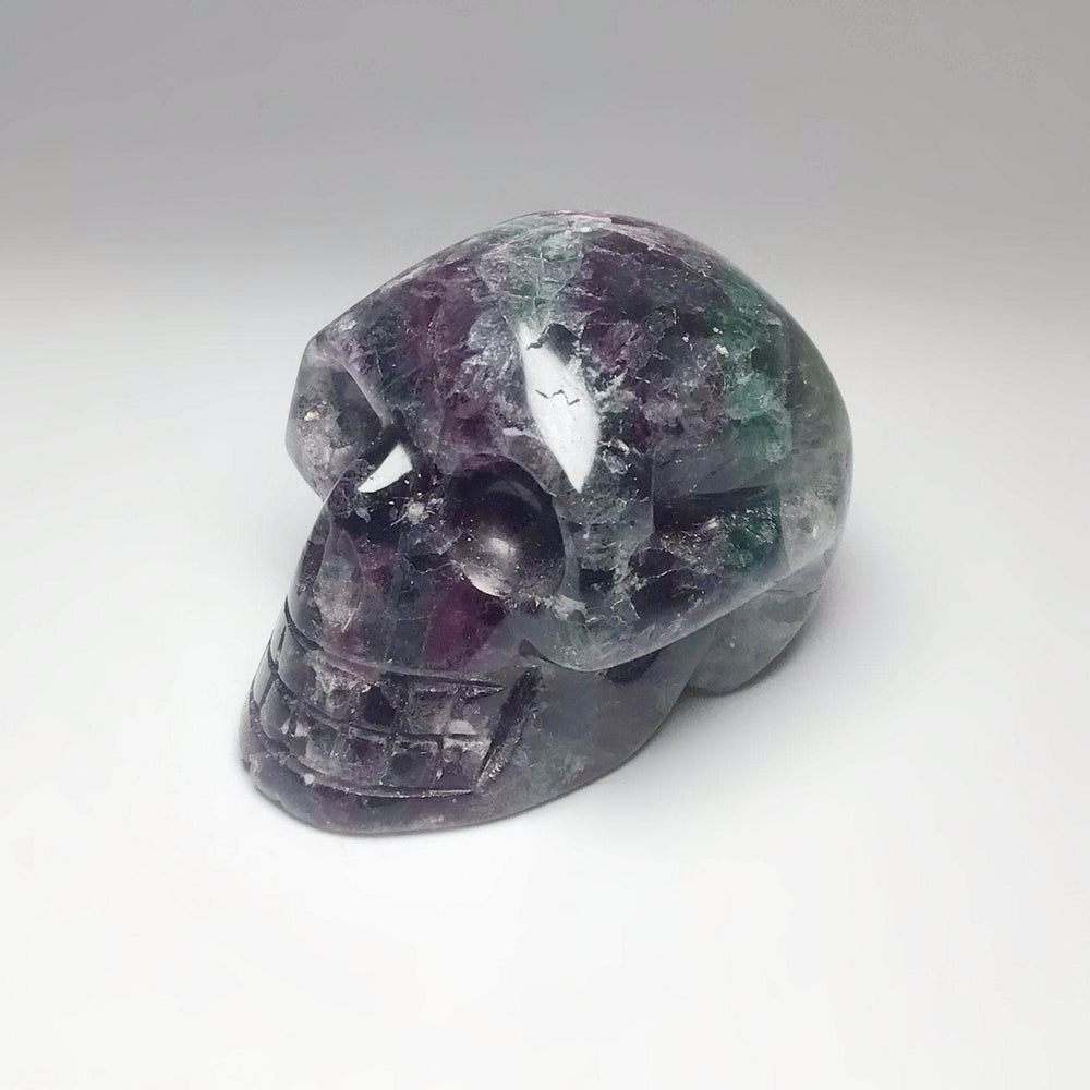 Carved Fluorite Skull-Rocks and Gems Canada
