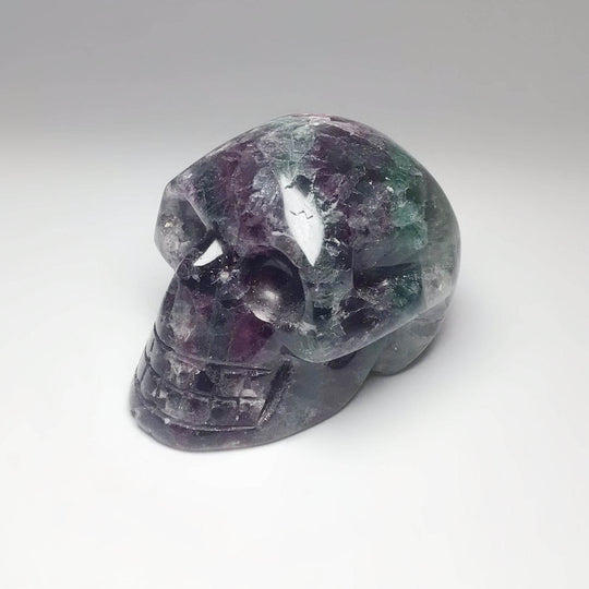 Carved Fluorite Skull-Rocks and Gems Canada