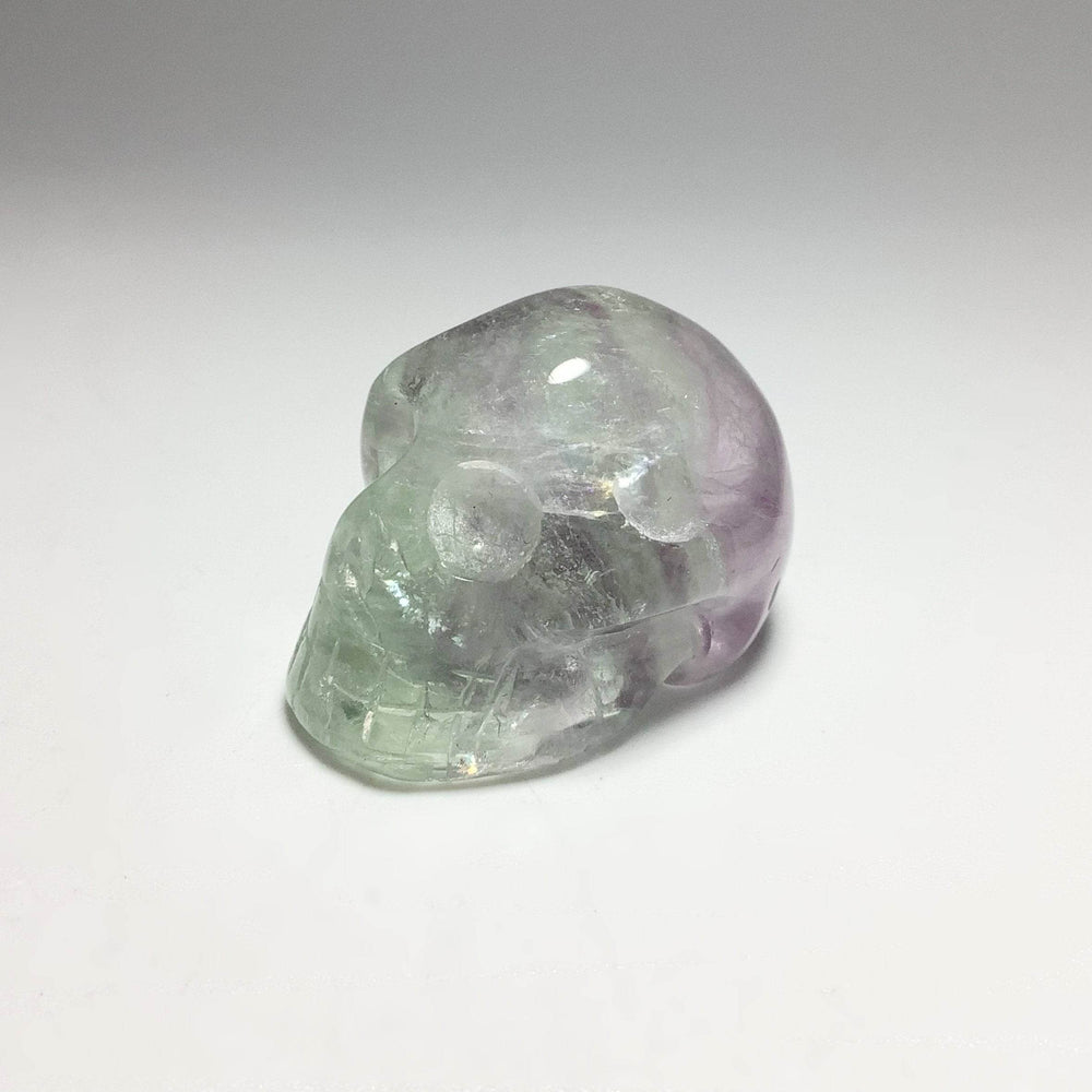 Carved Fluorite Skull-Rocks and Gems Canada