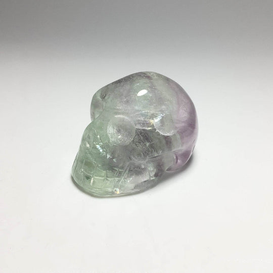 Carved Fluorite Skull-Rocks and Gems Canada