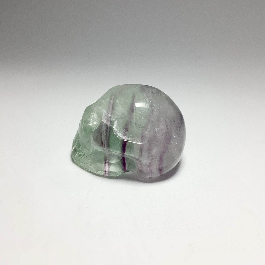 Carved Fluorite Skull-Rocks and Gems Canada