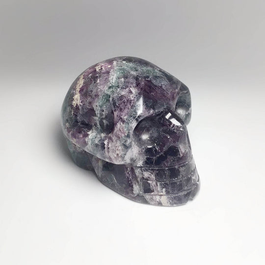 Carved Fluorite Skull-Rocks and Gems Canada