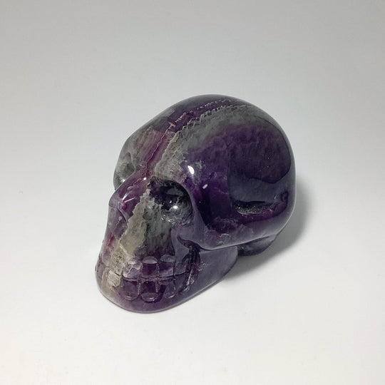 Carved Fluorite Skull-Rocks and Gems Canada