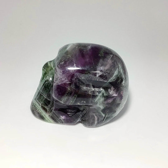 Carved Fluorite Skull-Rocks and Gems Canada