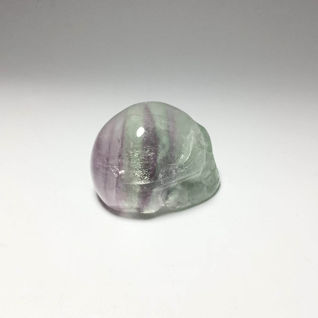 Carved Fluorite Skull-Rocks and Gems Canada