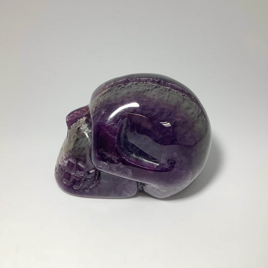 Carved Fluorite Skull-Rocks and Gems Canada