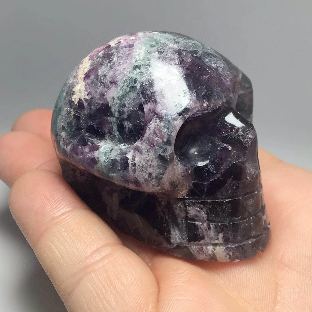 Carved Fluorite Skull-Rocks and Gems Canada