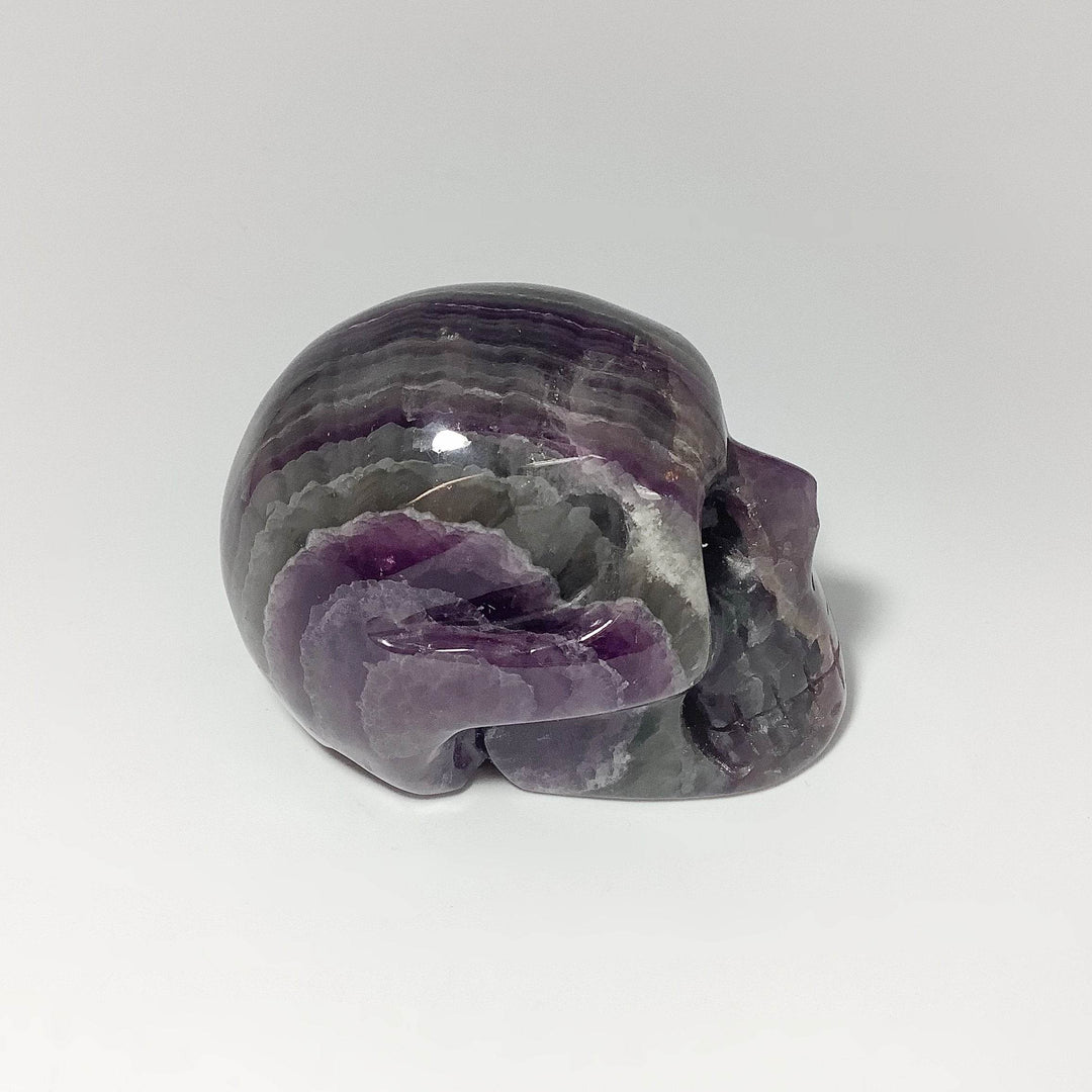 Carved Fluorite Skull-Rocks and Gems Canada