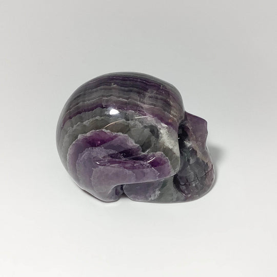 Carved Fluorite Skull-Rocks and Gems Canada