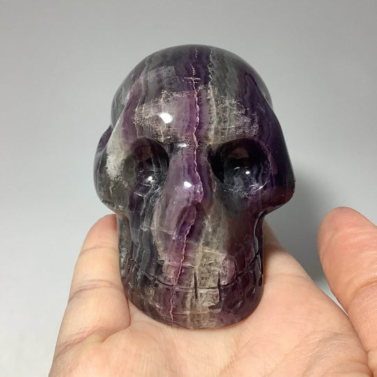Carved Fluorite Skull-Rocks and Gems Canada