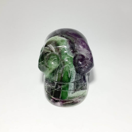 Carved Fluorite Skull-Rocks and Gems Canada
