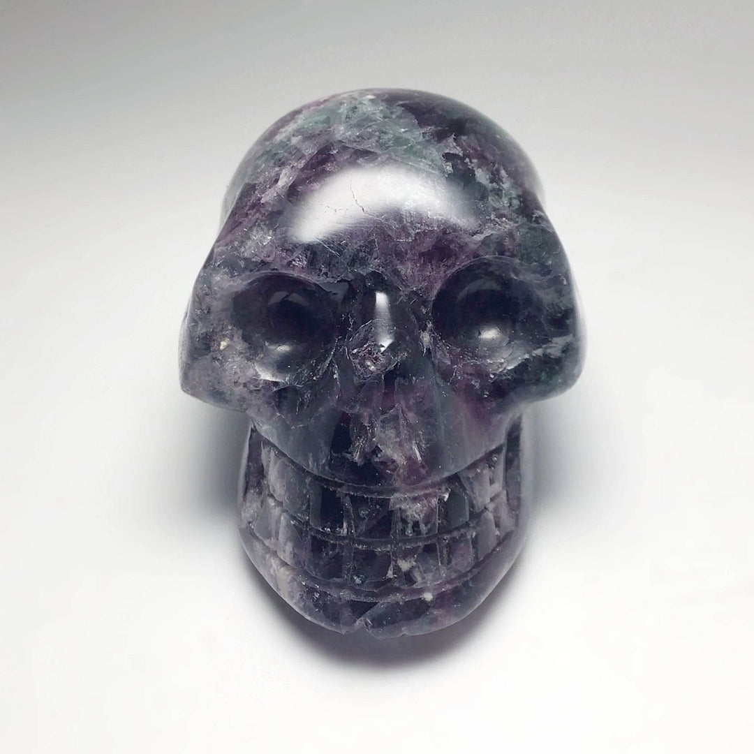 Carved Fluorite Skull-Rocks and Gems Canada