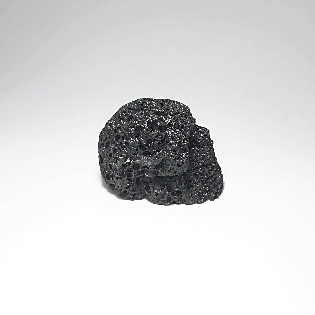 Carved Lava Stone Skull-Rocks and Gems Canada