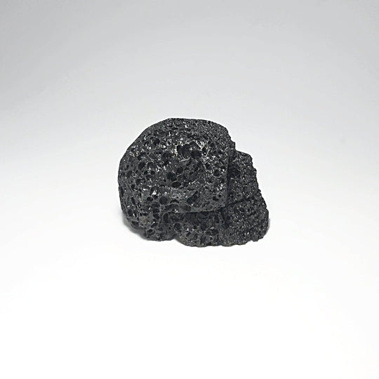 Carved Lava Stone Skull-Rocks and Gems Canada