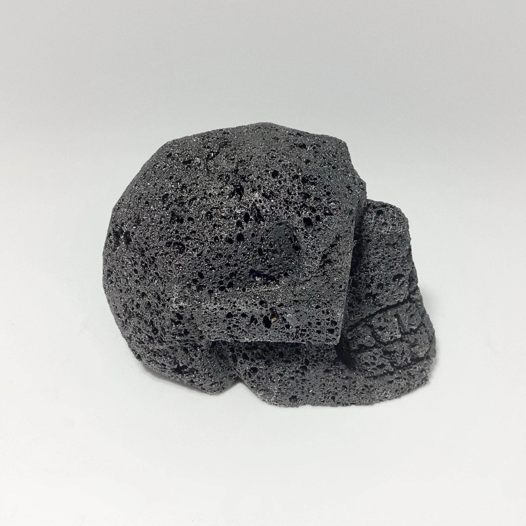 Carved Lava Stone Skull-Rocks and Gems Canada