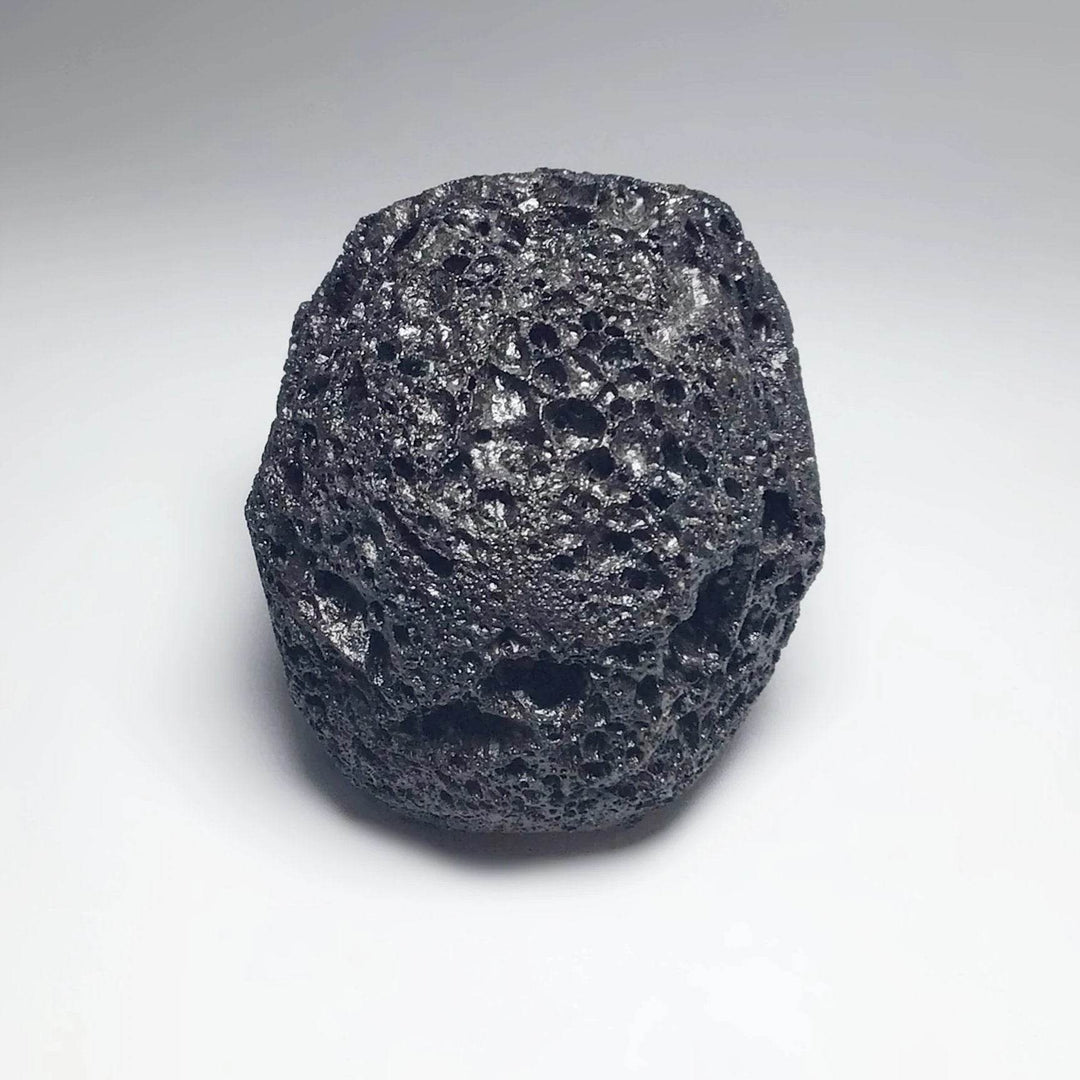 Carved Lava Stone Skull-Rocks and Gems Canada