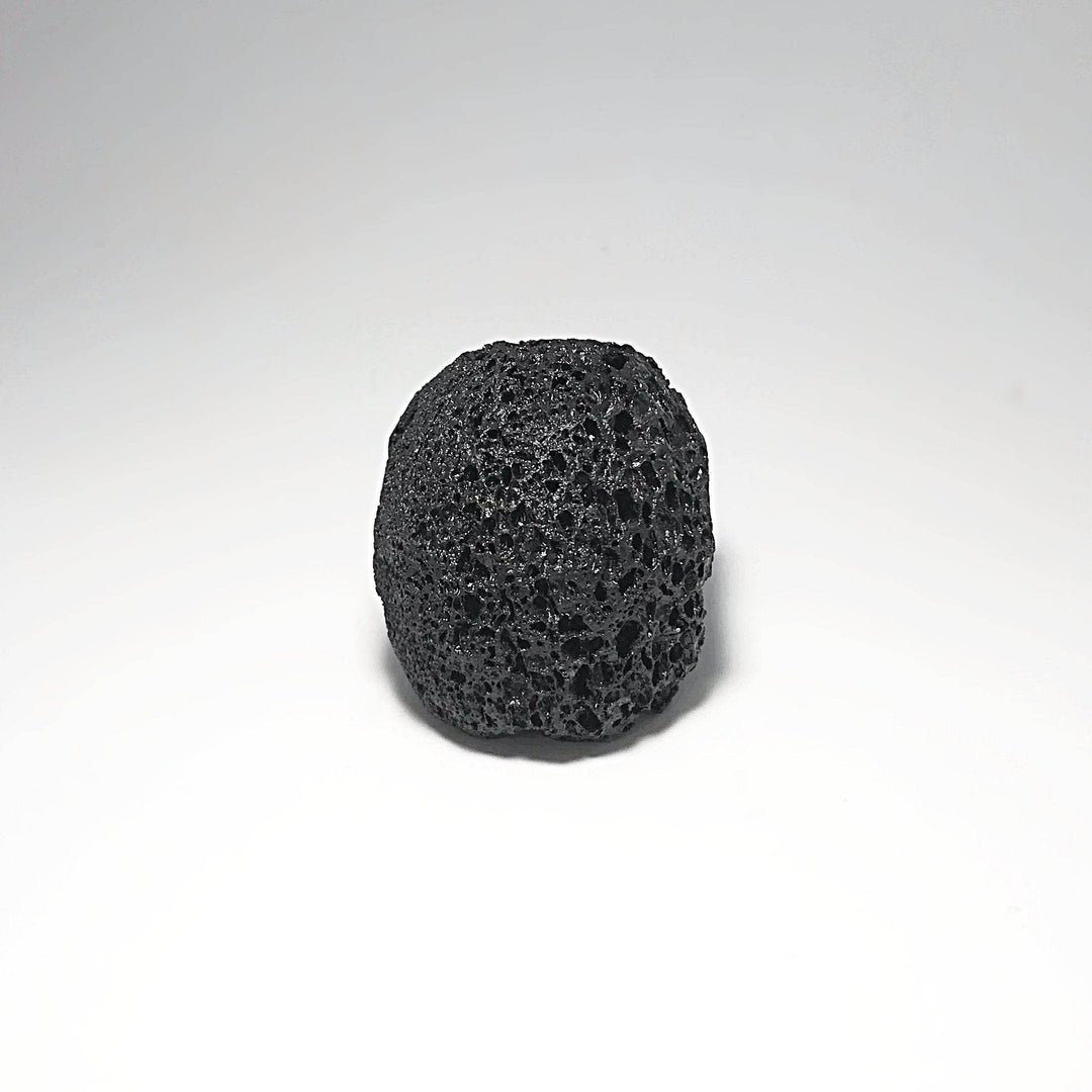 Carved Lava Stone Skull-Rocks and Gems Canada