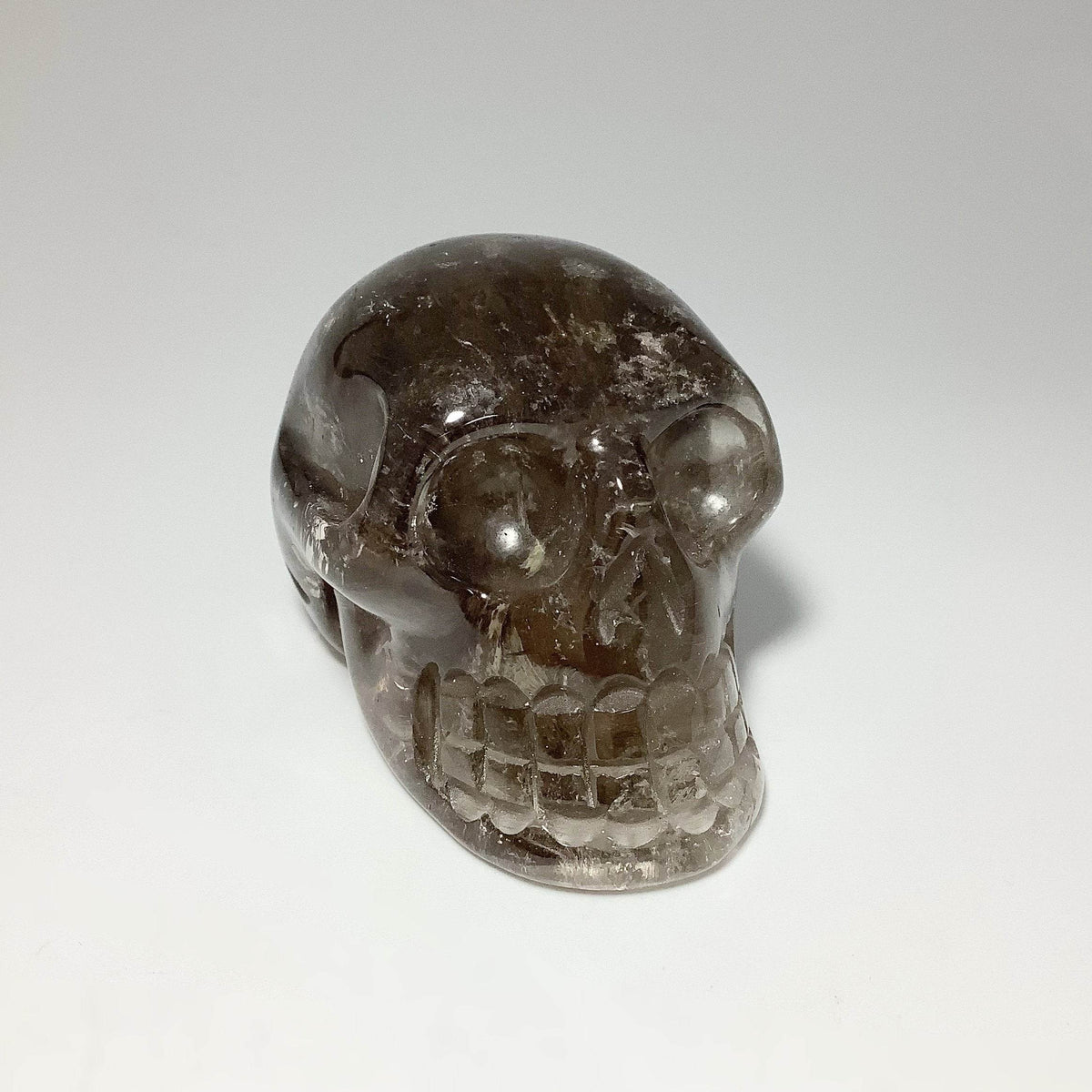 Carved Smoky Quartz Crystal Skull-Rocks and Gems Canada