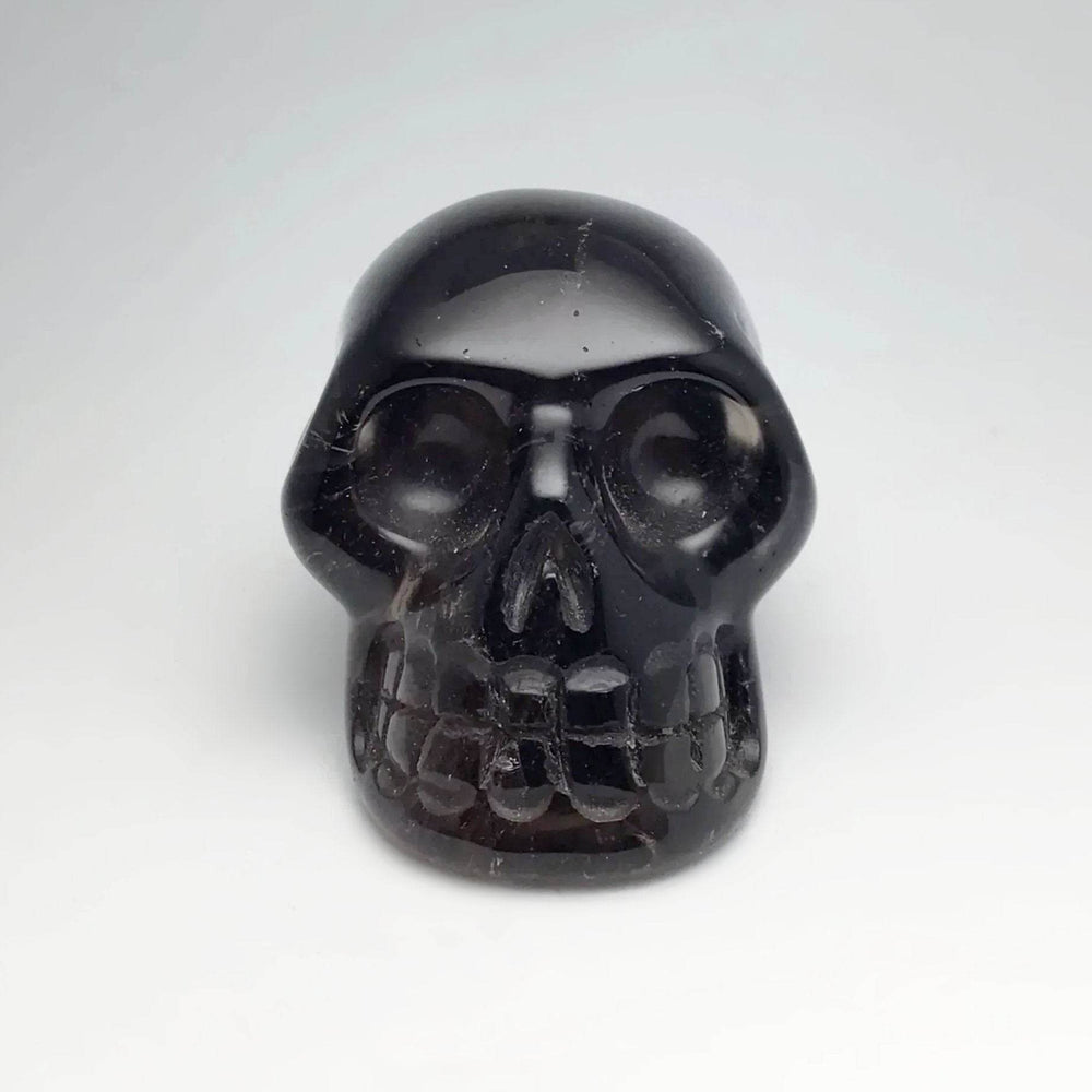 Carved Smoky Quartz Skull-Rocks and Gems Canada