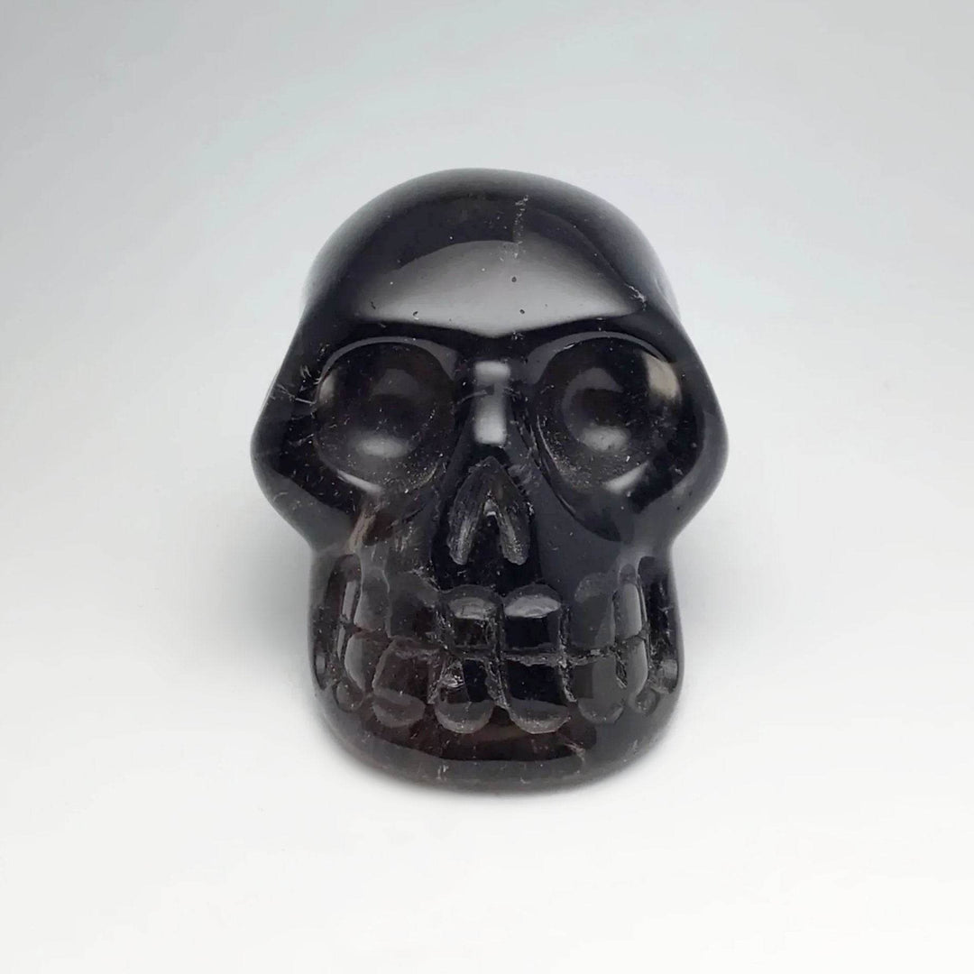 Carved Smoky Quartz Skull-Rocks and Gems Canada