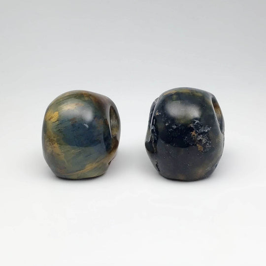 Carved Tiger Eye Skull-Rocks and Gems Canada
