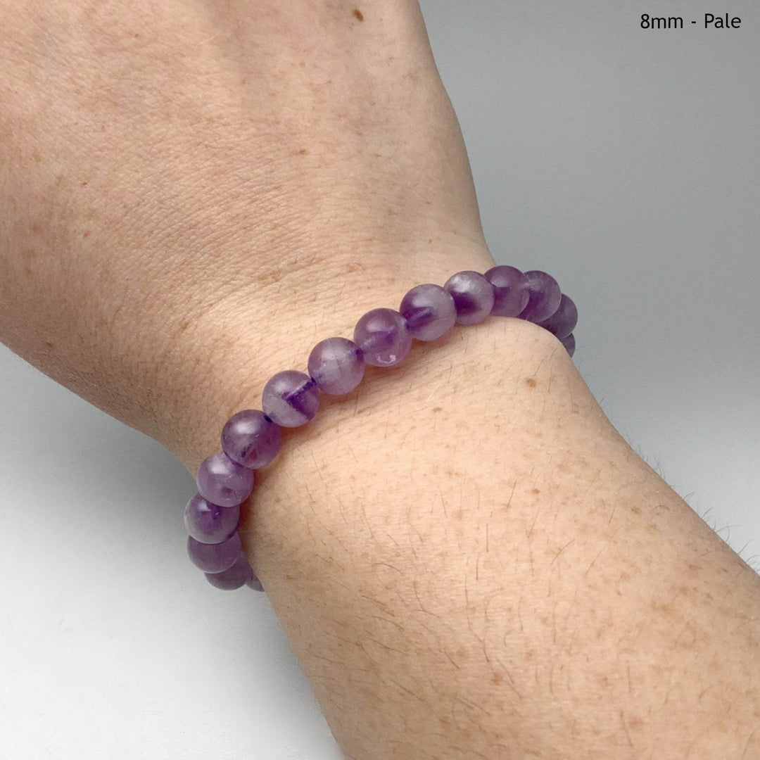 Chevron Amethyst Beaded Bracelet-Rocks and Gems Canada