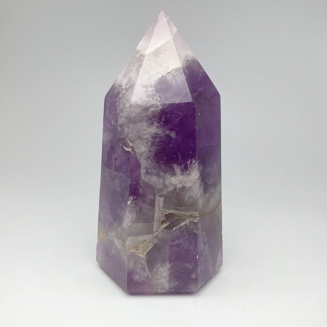 Chevron Amethyst Large Point-Rocks and Gems Canada