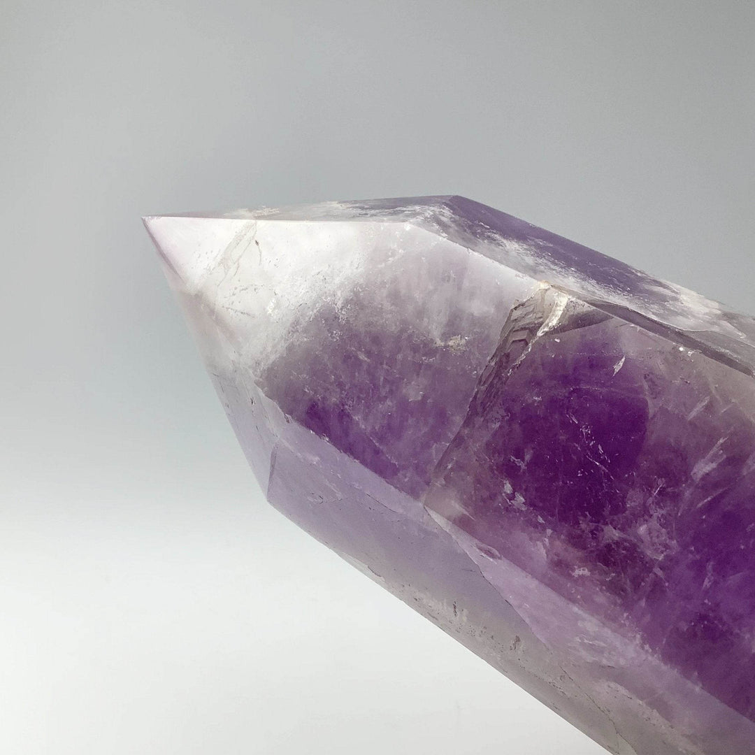 Chevron Amethyst Large Point-Rocks and Gems Canada