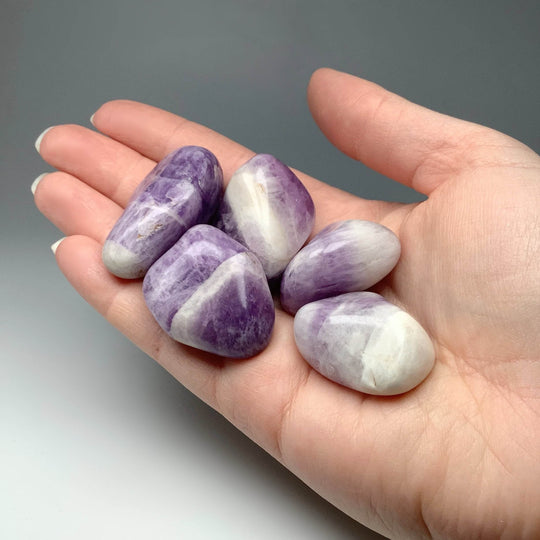 Chevron Amethyst Tumble-Rocks and Gems Canada