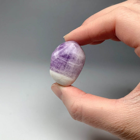 Chevron Amethyst Tumble-Rocks and Gems Canada