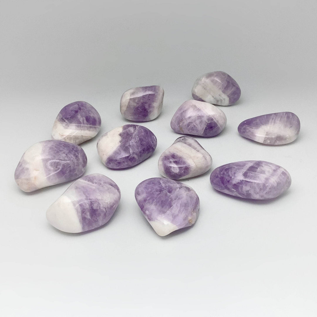 Chevron Amethyst Tumble-Rocks and Gems Canada
