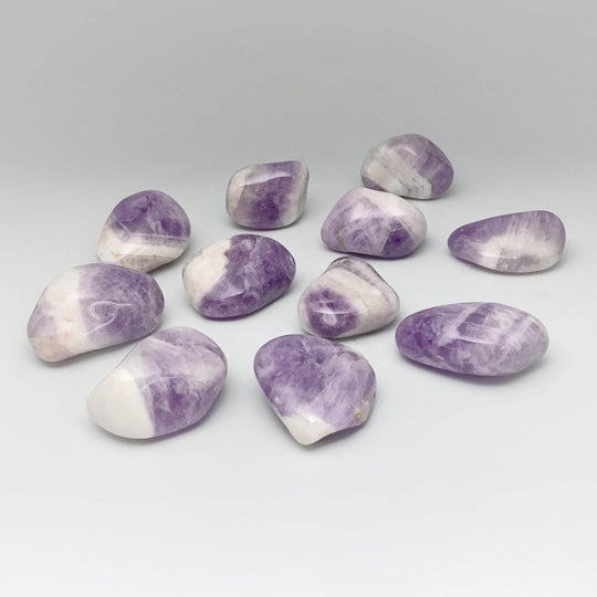 Chevron Amethyst Tumble-Rocks and Gems Canada