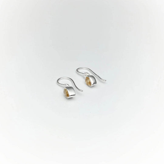 Citrine Dangle Earrings-Rocks and Gems Canada