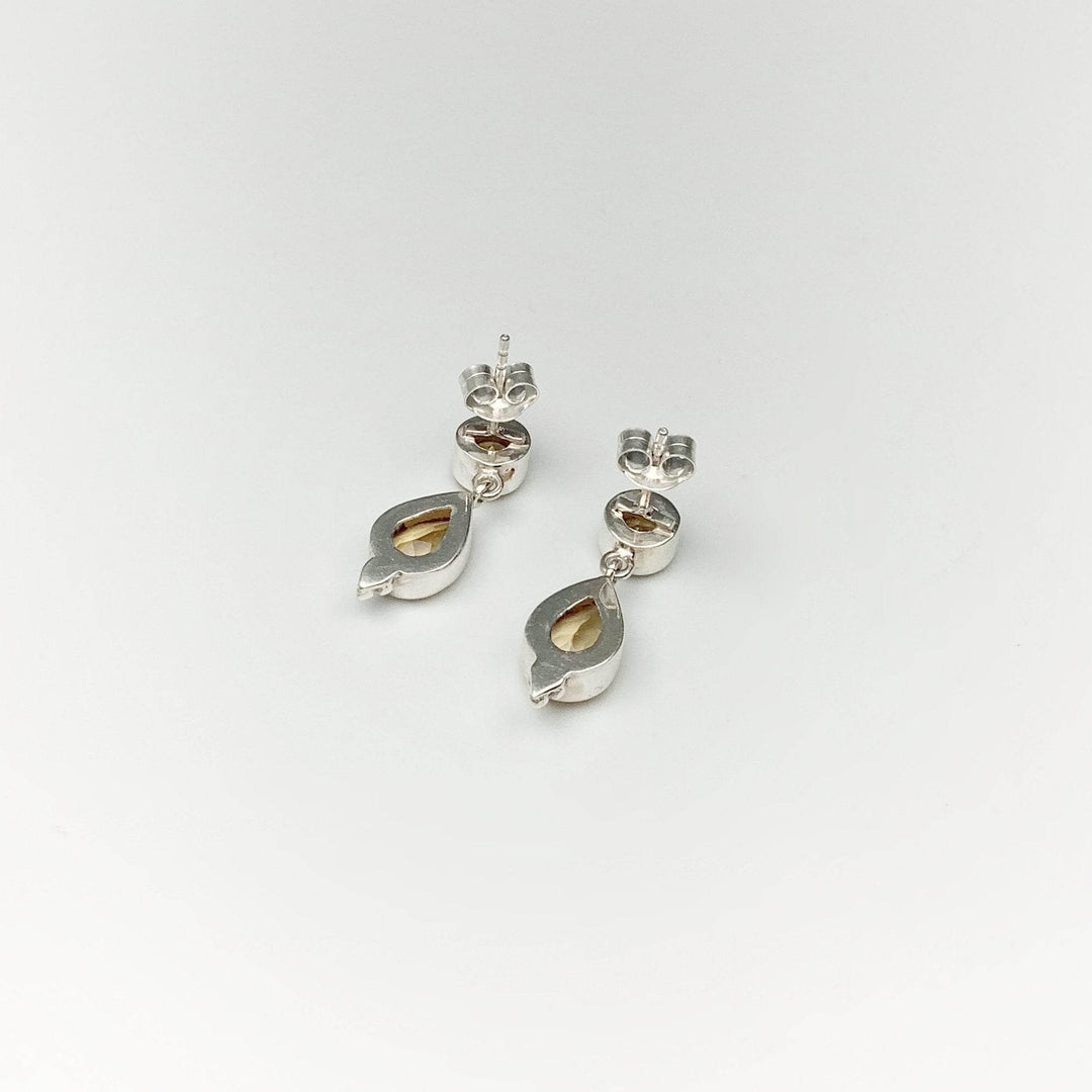 Citrine Stud Earrings-Rocks and Gems Canada