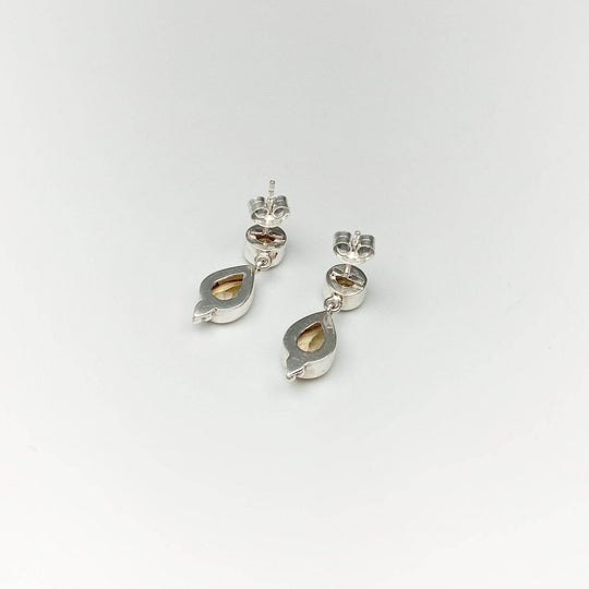 Citrine Stud Earrings-Rocks and Gems Canada