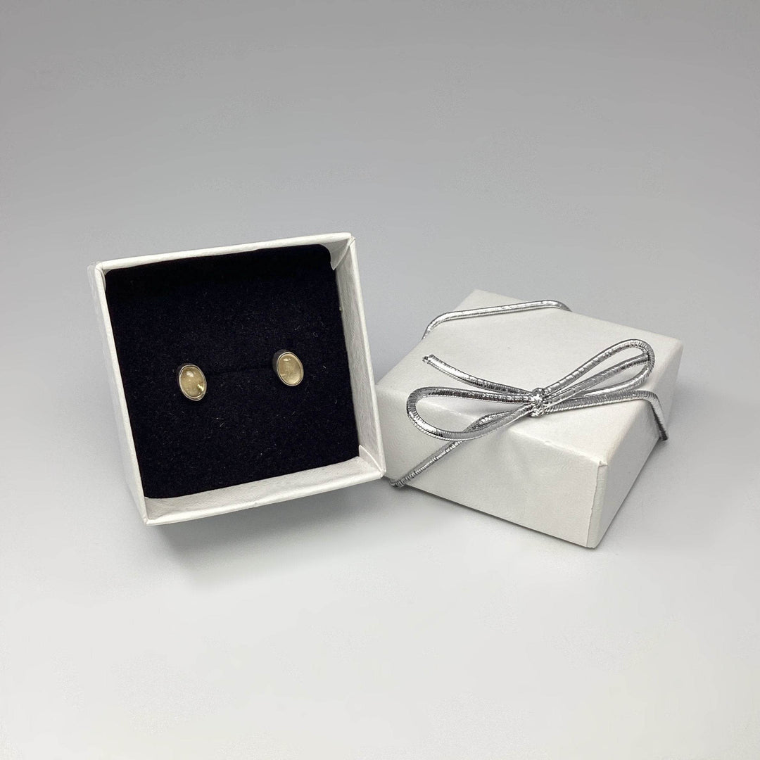 Citrine Stud Earrings-Rocks and Gems Canada
