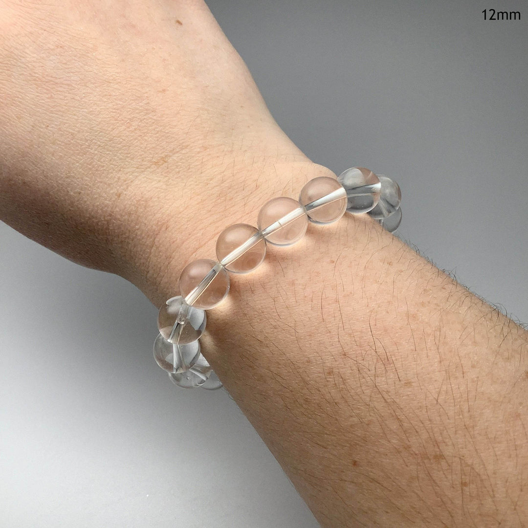 Clear Quartz Beaded Bracelet-Rocks and Gems Canada