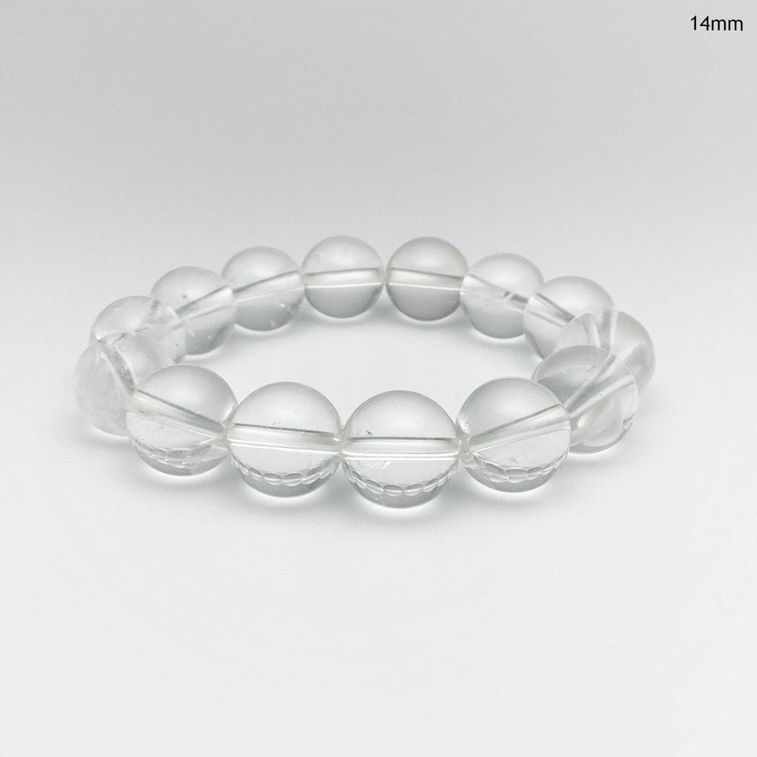 Clear Quartz Beaded Bracelet-Rocks and Gems Canada