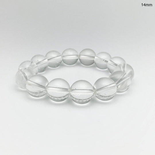 Clear Quartz Beaded Bracelet-Rocks and Gems Canada