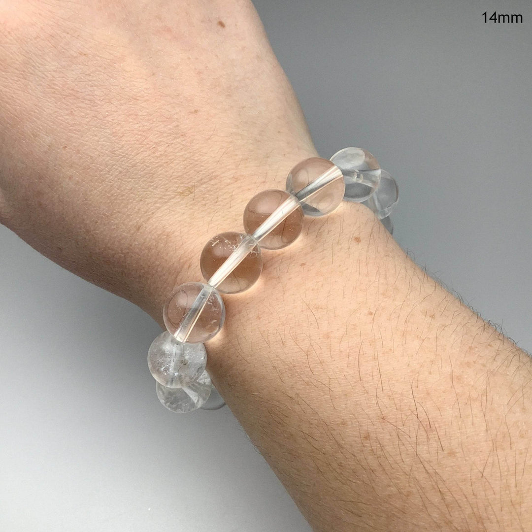 Clear Quartz Beaded Bracelet-Rocks and Gems Canada