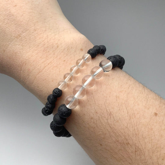Clear Quartz Beaded Bracelet-Rocks and Gems Canada